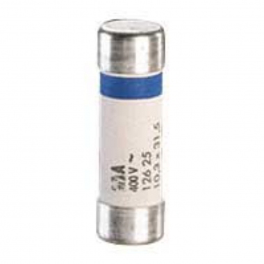 Fusible cartouche cylindrique - 10 x 38 - 6 Amp�res - Type gG HPC - Avec voyant
