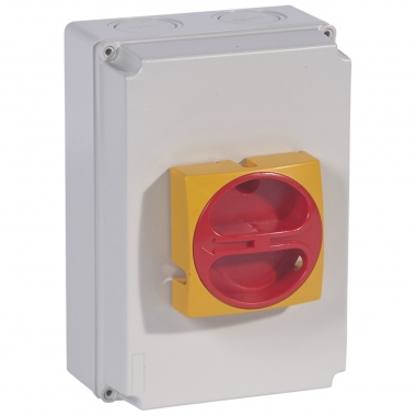 Interrupteur de proximit� - 3 p�les 80A - Saillie - Complet - Legrand 022177