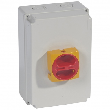 Interrupteur de proximit� - 4 p�les - 50A - Saillie - Complet - Legrand 022185