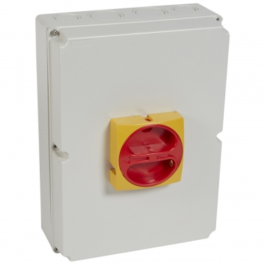 Interrupteur de proximit� - 4 p�les - 63A - Saillie - Complet - Legrand 022186