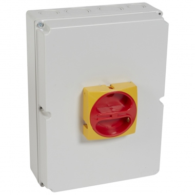 Interrupteur de proximit� - 4 p�les - 80A - Saillie - Complet - Legrand 022187