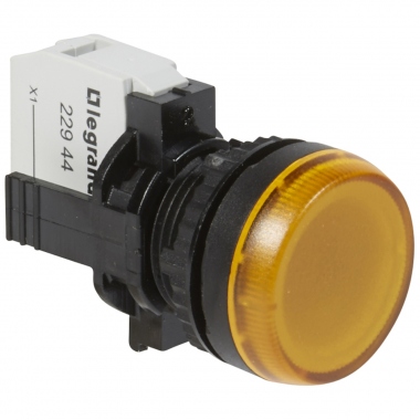Bloc complet lumineux � voyant 230V - Jaune
