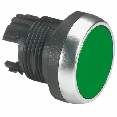 T�te non lumineuse � impulsion affleurante Verte
