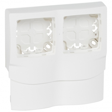 Cadre 2 postes pour moulure DLPlus hauteur 16 mm - Legrand 031466