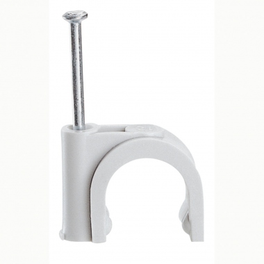 Attache pontet - Legrand Fixfor - Pour C�ble rond - 10 mm - Gris