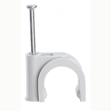Attache pontet - Legrand Fixfor - Pour C�ble rond - 12 mm - Gris - Legrand 031530