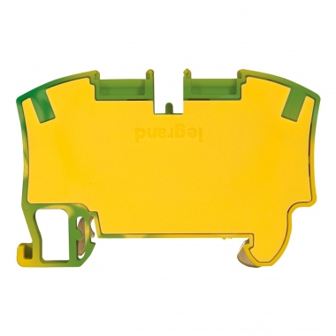 Bloc Viking 3 - 1 jonction - 1 entr�e / 1 sortie - 10 mm� - Vert Jaune - A Ressort