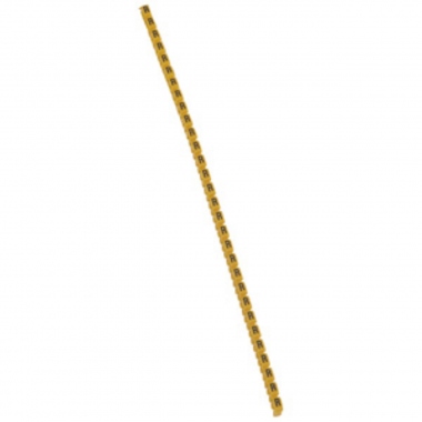 Rep�re pour fil de 1.5 � 2.5 mm� - Lettre R - Couleur Jaune - Legrand Cab 3