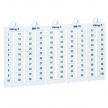 Rep�re pas de 6 - Chiffre de 1 � 10 - Horizontale - Lot de 100