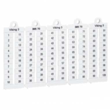 Rep�re pas de 6 - Chiffre de 21 � 30 - Horizontale - Lot de 100