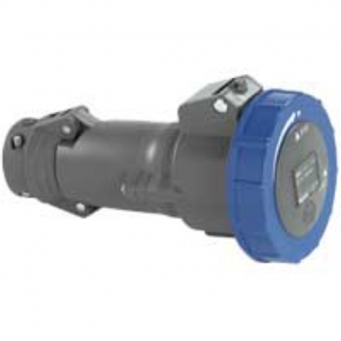 Prise droite femelle 16 Amp�res 3P+T IP55 bleu - Legrand Hypra 051177