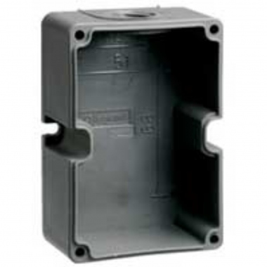 Boitier plastique Hypra pour prise inclin�e 3P+T et 3P+N+T 16 Amp�res