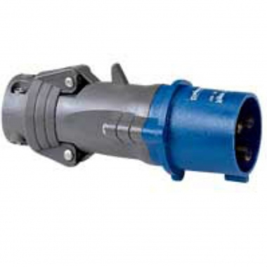 Fiche droite - M�le - 32 Amp�res - 3P+N+T - IP44 - Bleu - Legrand Hypra 52744