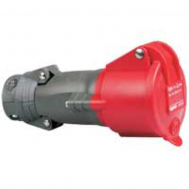 Prise droite femelle 63 Amp�res 3P+T IP44 rouge - Legrand Hypra 53883