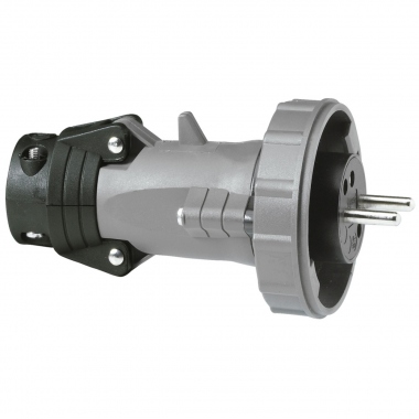 Fiche droite male 16 Amp�res 2P+T IP55 bleu - Legrand Hypra 053932