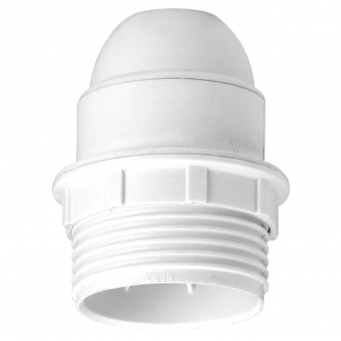 Douille culot E27 simple bague mati�re isolante