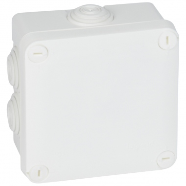 Boite de d�rivation �tanche 100 x 100 x 55 mm Legrand Plexo blanche
