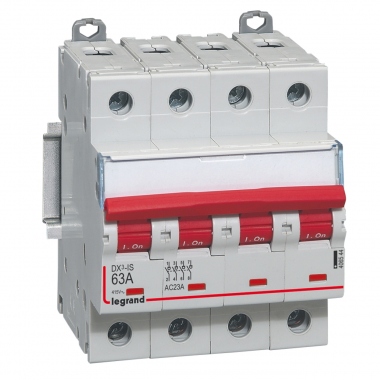 Interrupteur sectionneur Legrand DX3 63A 4 Poles � d�clenchement