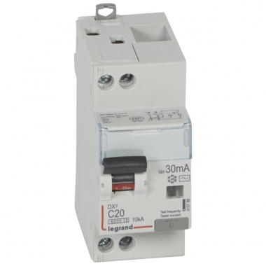 Disjoncteur diff�rentiel Legrand DX3 20A courbe C 30mA 2 Poles type AC - Vis / Vis