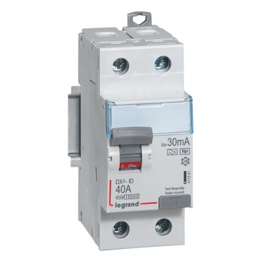 Interrupteur diff�rentiel Legrand DX3 40A 30mA 2 Poles type HPI - Vis / Vis