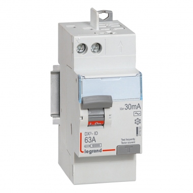 Interrupteur diff�rentiel Legrand DX3 63A 30mA 2 Poles type AC - Vis / Auto
