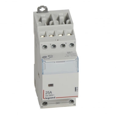 Contacteur Legrand CX3 25A 2 contacts NO + 2 contacts NF bobine 230 Volts