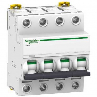 Disjoncteur Schneider - IC60L - 4 P�les - 50 Amp�res - Courbe C - Schneider electric A9F94450