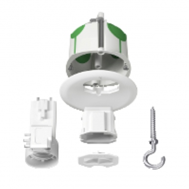 Boite cloison s�che - Schneider MULTIFIX AIR - Centre - DCL + Douille E27 - Piton