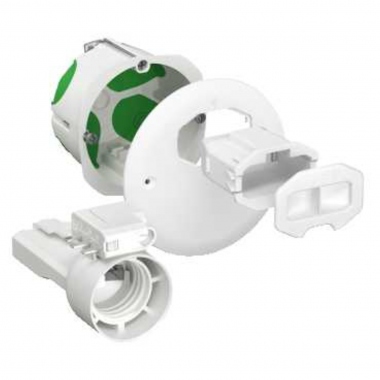 Boite cloison s�che - Schneider MULTIFIX AIR - Applique - DCL + Douille E27