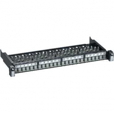 Panneau coulissant EVO 19 - 1U - 24 Ports - Schneider electric VDIG118241BX0