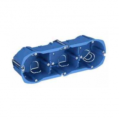Boite cloison s�che - Schneider MULTIFIX - 3 Postes - Profondeur 50 mm - Diam�tre 67 mm