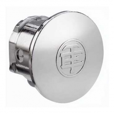 Bouchon obturateur - Rond en métal - Crhom� - Schneider ZB4SZ3