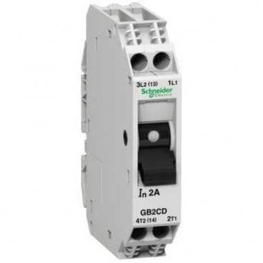 Disjoncteur de controle - Schneider - Phase / Neutre - 1 Amp�re - Schneider electric GB2CD06
