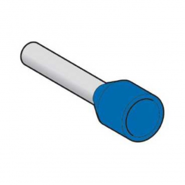 Embout de cablage - 0.75 mm� - Bleu - Schneider electric DZ5CE007