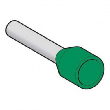 Embout de cablage - 6 mm� - Vert - Schneider electric DZ5CE062