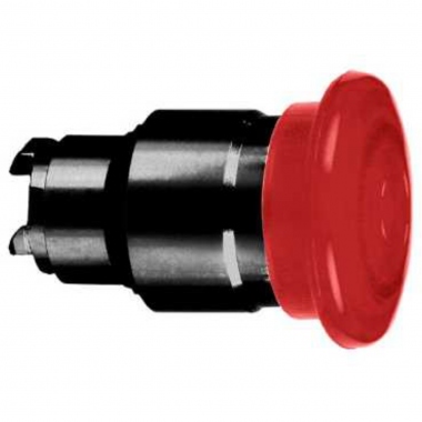 t�te de bouton poussoir lumineux D= 40 mm - pousser-tirer - D=22- rouge - Schneider electric ZB4BW643