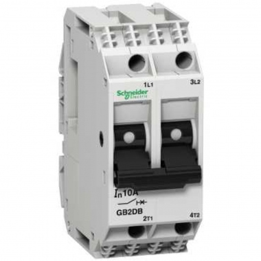 Disjoncteur de controle - Schneider - 2 P�les - 1 Amp�re - Schneider electric GB2DB06