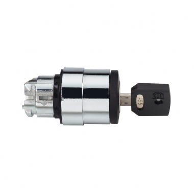 T�te - Bouton Tournant - A Cl� - 3 positions - Fixe - G - Schneider ZB4BG9