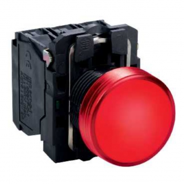 Voyant lumineux - A LED - 24V AC - Rouge - Complet - Schneider XB5AVB4