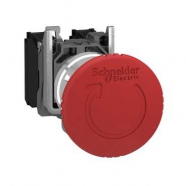 Arr�t d'urgence - 1NF - Tourner - D40 - Complet - Schneider XB4BS8442