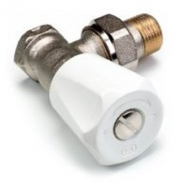 Robinet simple r�glage - 418U - Equerre � visser EURO-SAR - Finition nickel�e - 12 x 17 - Comap 418203