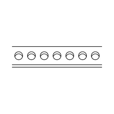 Bande perfor�e - 12 mm x 0.7 mm - En acier - 10 M�tres - Bizline 106011
