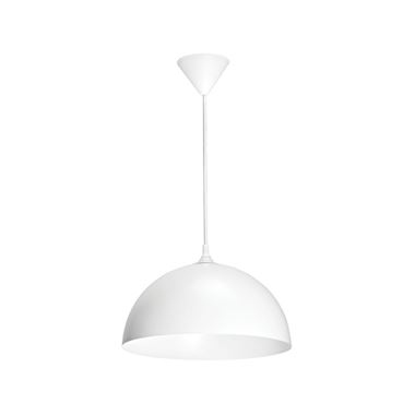 Luminaire suspendu - Aric COMO - E27 - Blanc - Int�rieur blanc - Sans Lampe - Aric 4207
