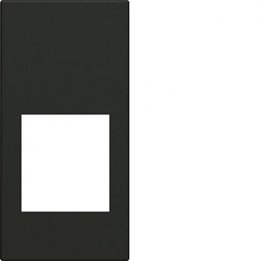 Enjoliveur - Prise RJ45 - 1 module - Night - Hager Gallery WXD201N
