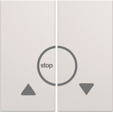 Enjoliveur - Bouton poussoir - Volets roulants - Pure - Hager Gallery WXD301B