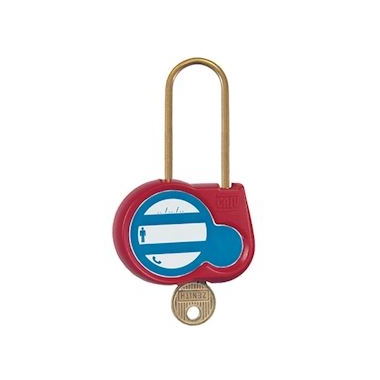 Cadenas de condamnation - 50 mm - Diam�tre 4 mm - Cl� Al�atoire - CATU AL-240-Z