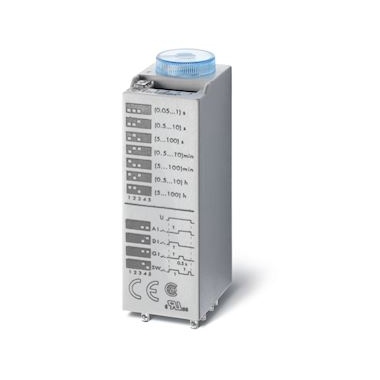 Temporisateur - Embrochable - 4 Fonctions - 4RT - 7A - 24V AC/DC - Finder 850400240000