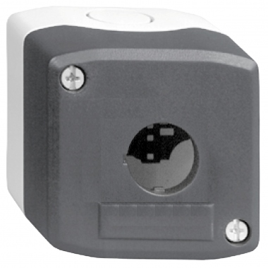 Bo�te � boutons vide - Harmony XALD - Pour XB5 - 1 trous - Gris - Schneider electric XALD01