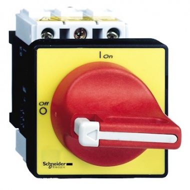 Sectionneur - Tesys - 25A - 3 P�les - Poign�e rouge cadenassable - PR - Schneider electric VCD0