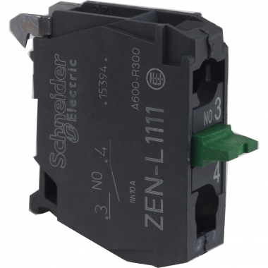 Bloc de contacts - 1F � action d�pendante - Pour bo�tes XAPS et boutons XB5 - Schneider electric ZENL1111